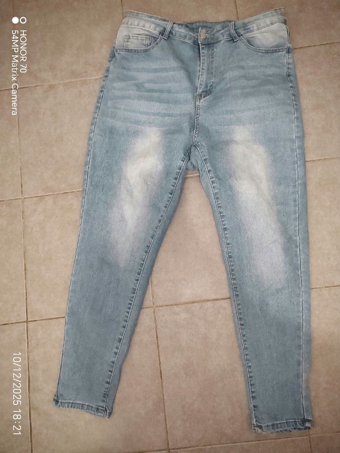 Jeans mom taille haute - photo numéro 4