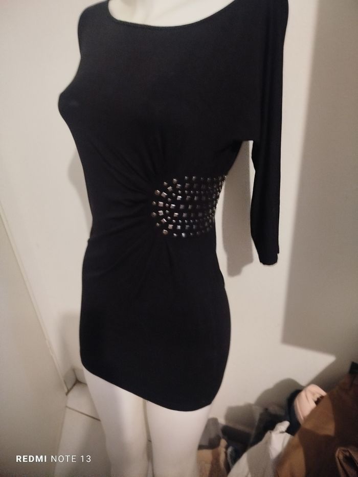 #kytietailleuniquefemme. Robe manches 3/4 taille unique