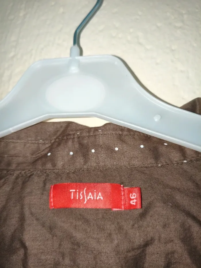 Tunique marron - Tissaia - taille 46 - photo numéro 3