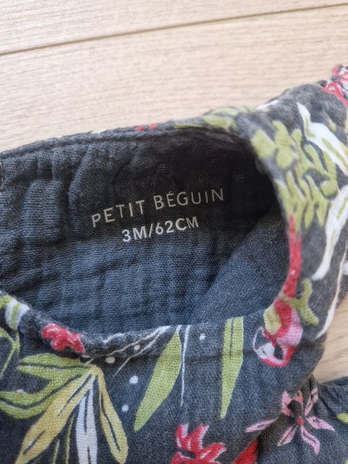 Robe été bébé fille 3 mois Petit Beguin - photo numéro 3