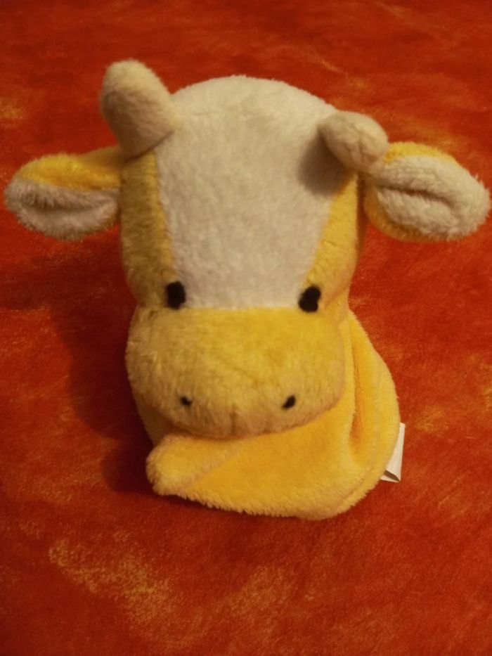 Doudou vache jaune Artimport - photo numéro 3