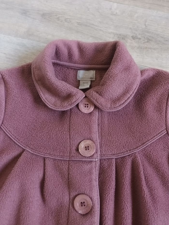 Robe de chambre  8 ans Cyrillus  bois de rose hiver fille chaude douce presque neuf - photo numéro 2