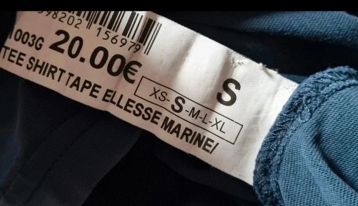 T-shirt marine Ellesse taille S mixte - photo numéro 8