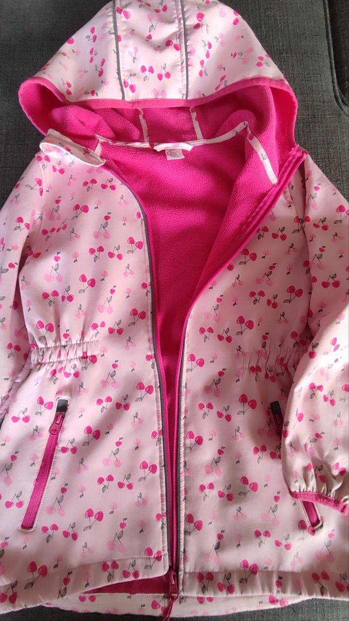 Veste coupe-vent cerises fille Little Kids - photo numéro 2