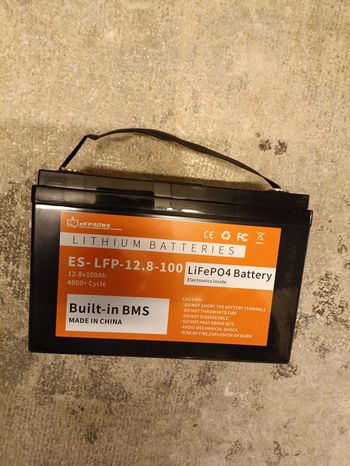 Batterie Lifepo4 1280 wh