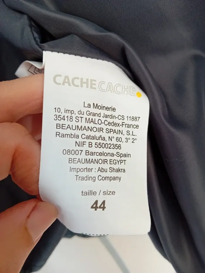 Doudoune Cache-cache 44 - photo numéro 4