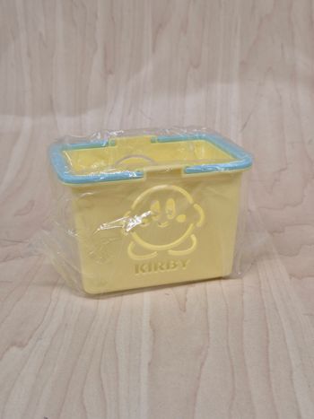 Mini panier de rangement Kirby ver jaune