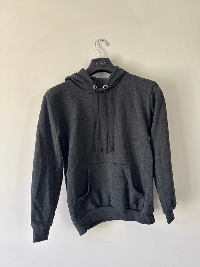 👕 sweat à capuche homme - gris - original- sportwaer neuf sans étiquette - taille m