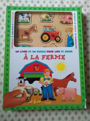 Livre puzzle À la ferme