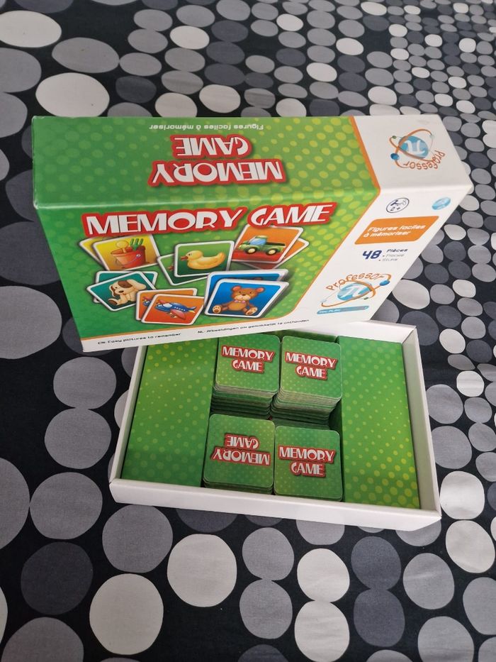 🧠 Jeu de mémoire "Memory Game" – 48 pièces – Professor Pi 🎲 - photo numéro 5