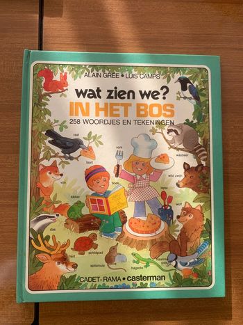 Kinderboek Wat zien we in het bos casterman