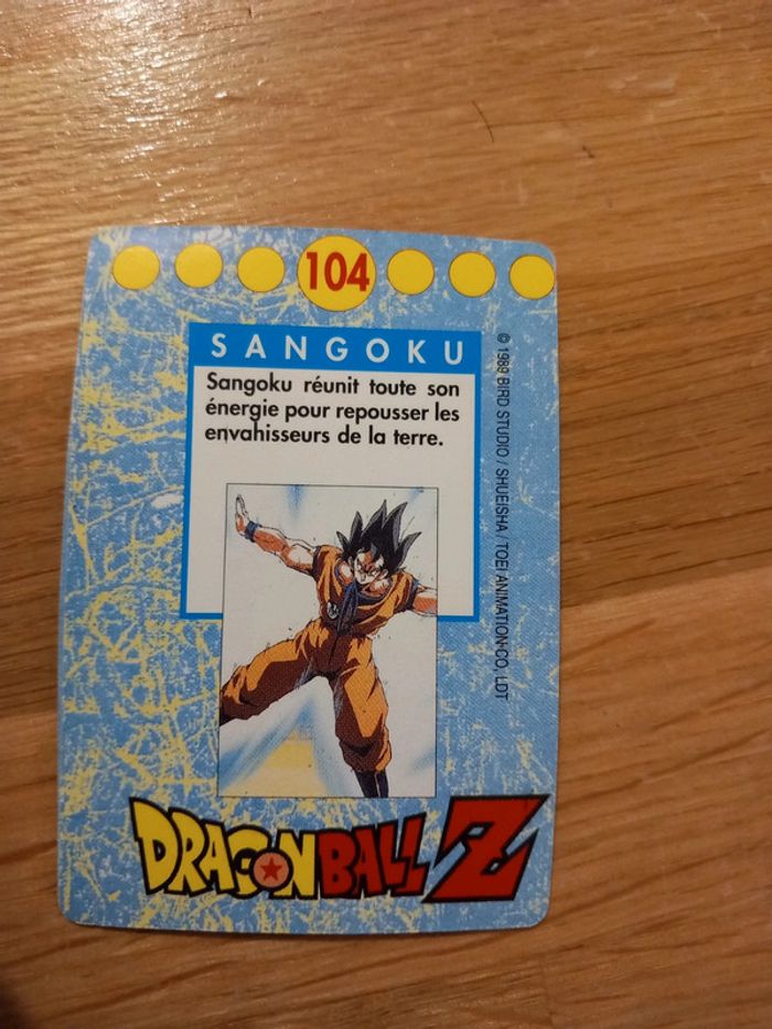 Carte Dragon Ball Z 104 - photo numéro 2