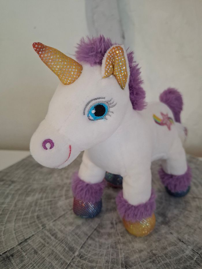 Peluche Licorne Licabella féerique sonore - photo numéro 4