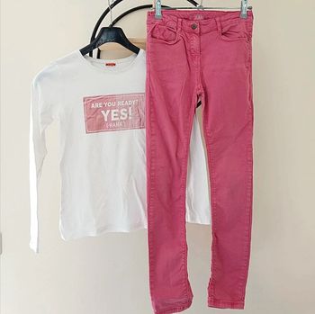 12 ans ensemble tape a l'oeil Teeshirt et jean