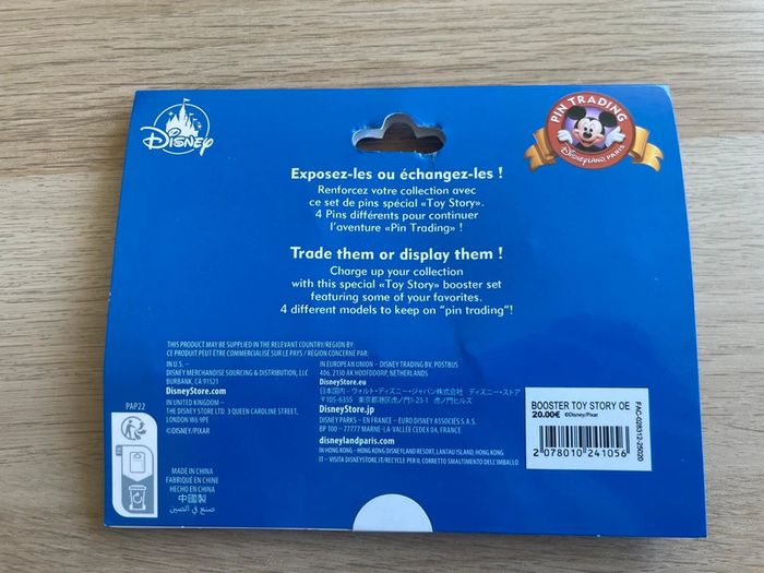 Set 4 Pin's Disney Pixar Toy Story - Tsum Tsum - Disneyland Paris - photo numéro 2