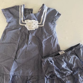 Robe et bloomer zara baby 18-24 mois