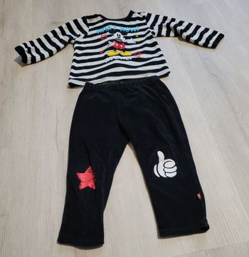 Pyjama deux pièces Mickey Disney 23 mois
