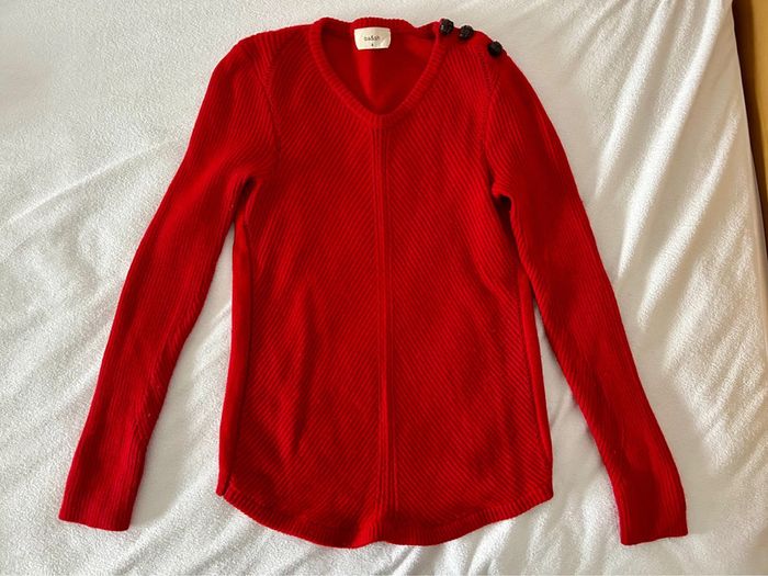 Pull Ba&Sh Ulysse T. 2 rouge