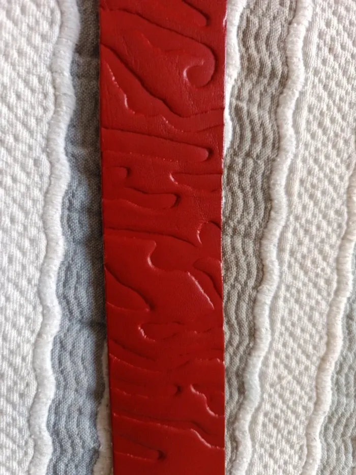 Ceinture cuir véritable 80 cm fabriqué en France - photo numéro 7