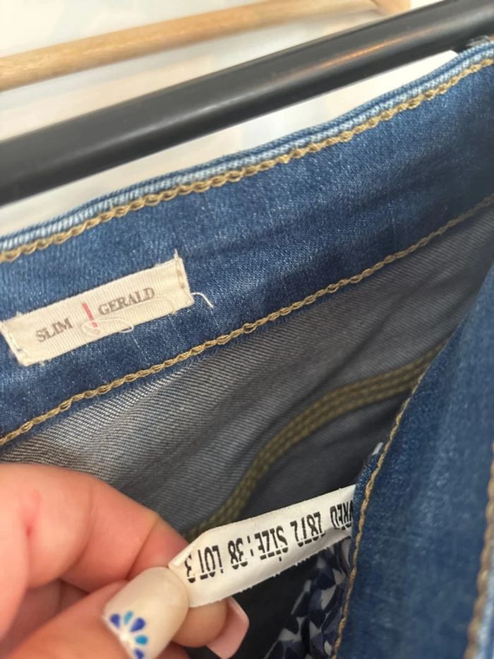 Jean slim bleu devred taille 38 - photo numéro 5