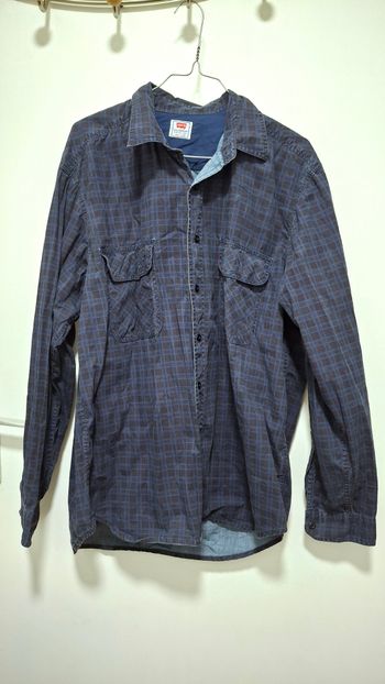 Chemise bleu et gris Levi's, taille XL