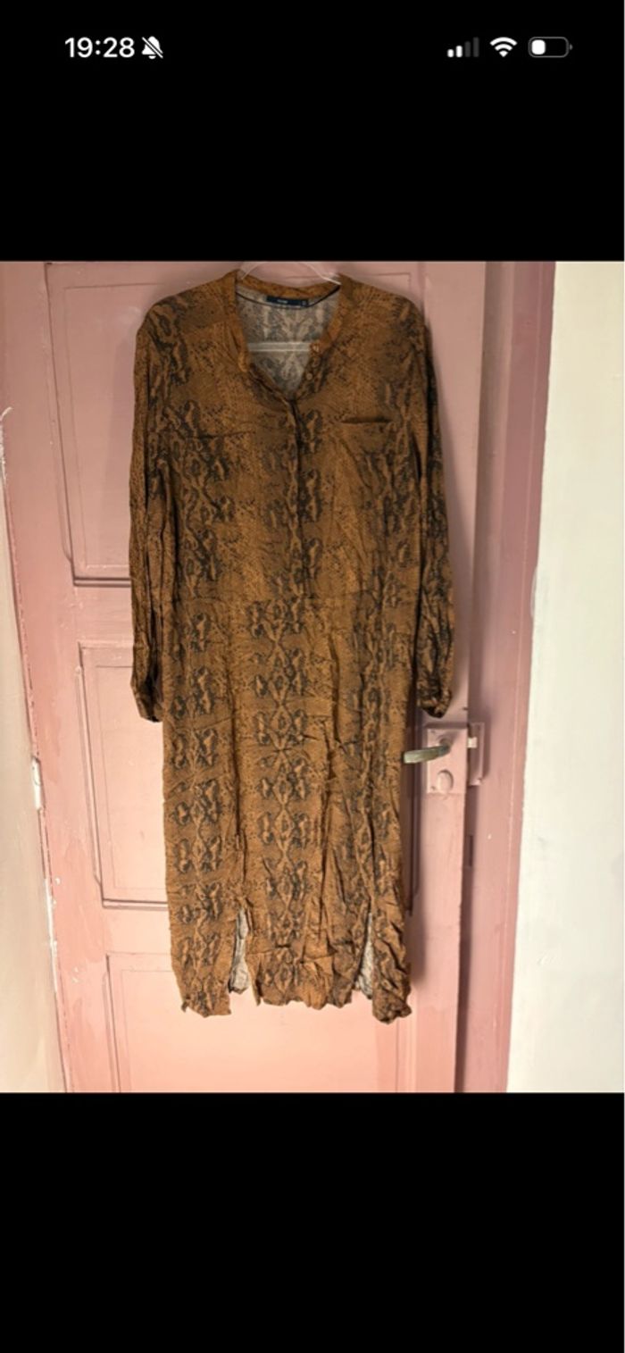 Robe longue effet léopard - photo numéro 2