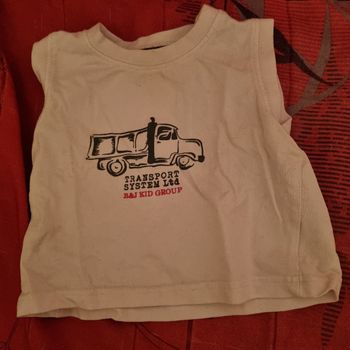 Tee-shirt manche longue et débardeur