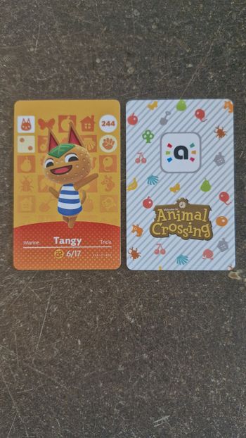 Carte Amiibo Tangy - Marine - Tricia 244