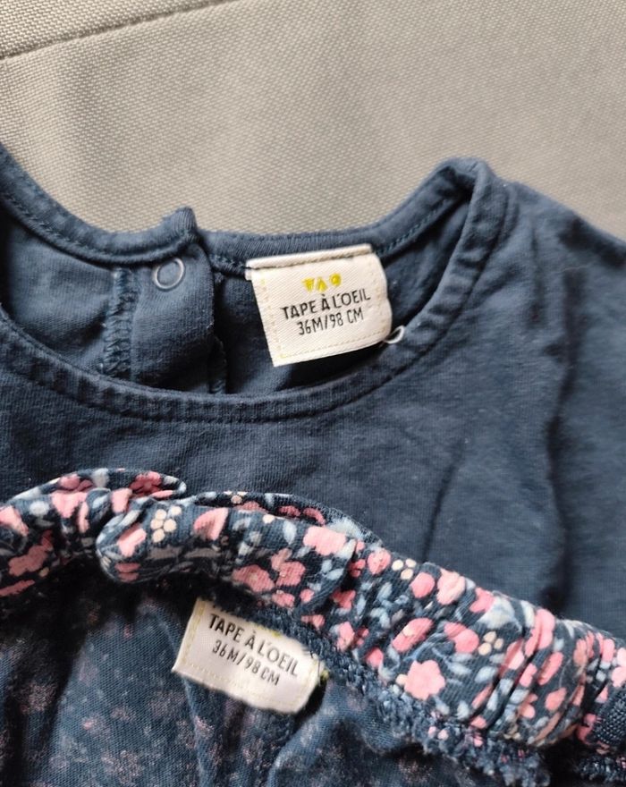 Ensemble bleu fleuri - photo numéro 8