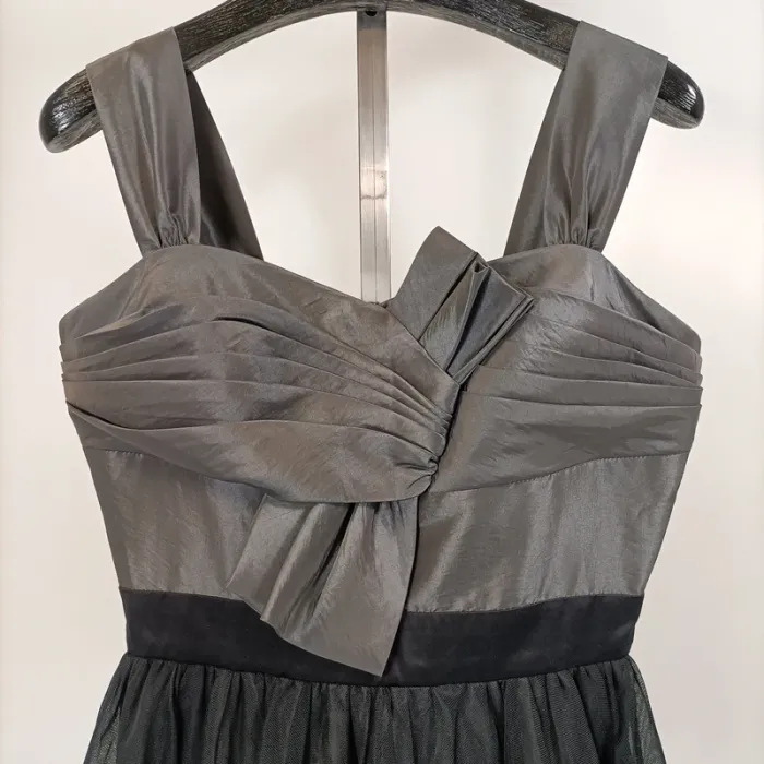 Robe de bal - robe princesse avec bretelle - Noir et grise Manoukian - BCBG Max Mara A097 - photo numéro 5