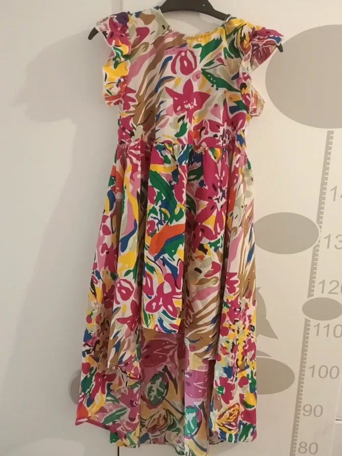 Robe longue fleurie