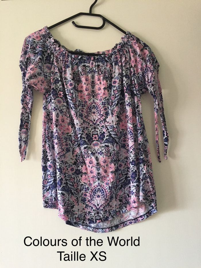 T-shirt multicolore Taille XS
