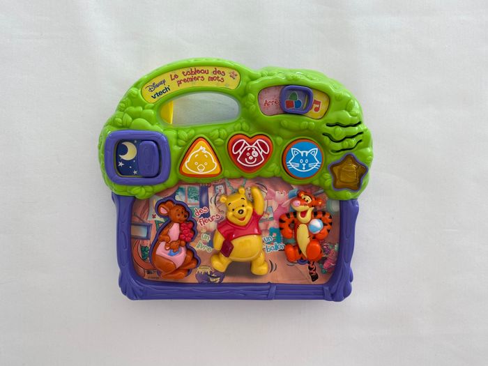 Le tableau des premiers mots Disney Vtech