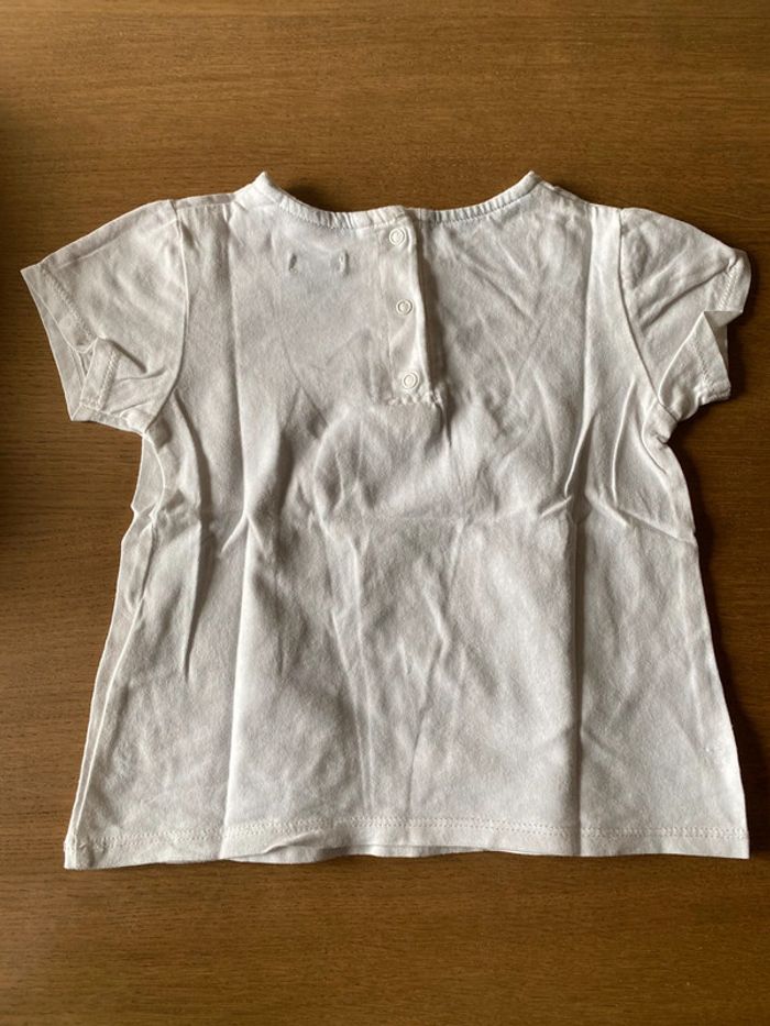 Tee shirt manche courte blanc - photo numéro 2