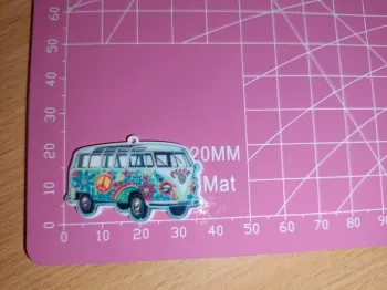 Breloque combo volkswagen en émail