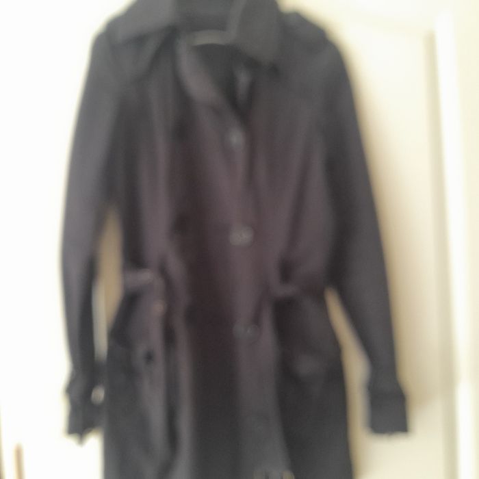 Trench noir mi long c&aa taille 38 - photo numéro 2