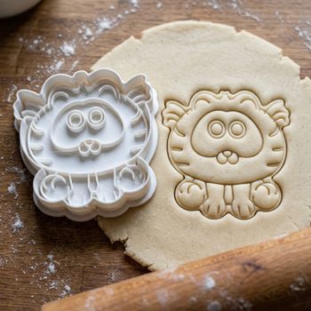 Emporte-pièce Bébé Tigre Mignon - Découpoir pour Sablés, Biscuits et Pâte à Sucre