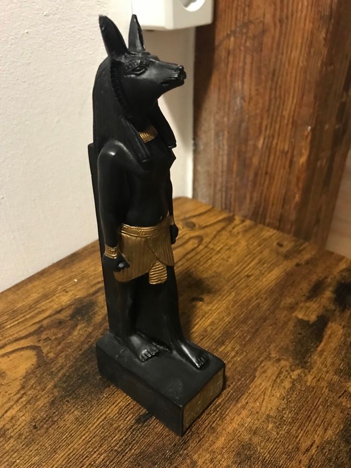 Figurine Statuette Égyptienne Anubis en résine