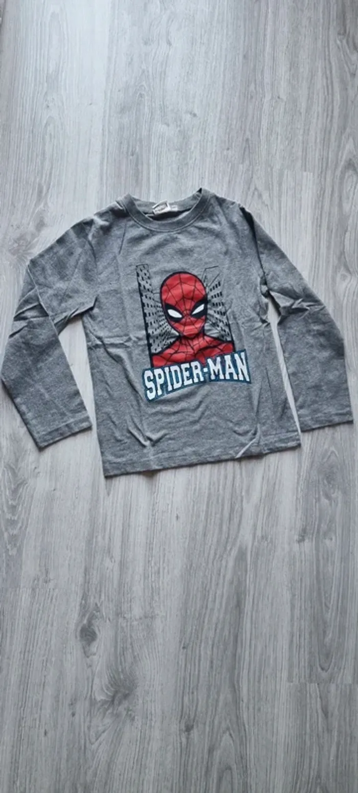Tee-shirt ML Spiderman 8 ans - photo numéro 2