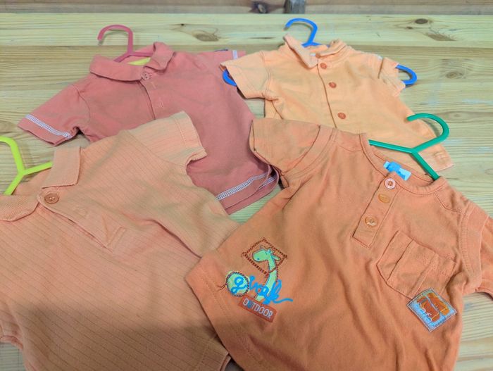 Lot 4 chemises et polos 3 mois - photo numéro 2