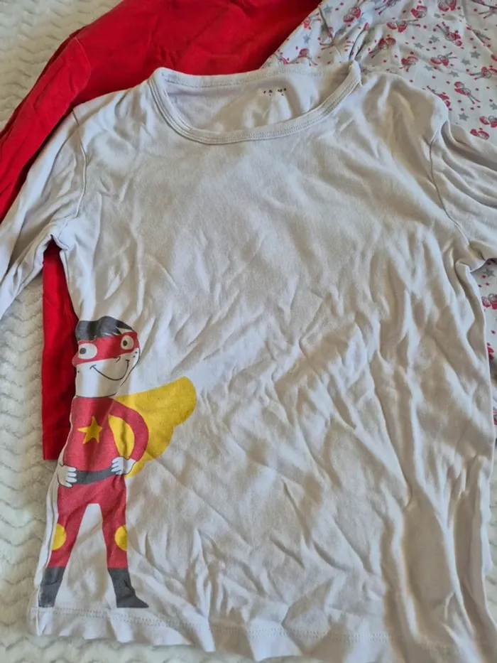 Lot de 3 maillots de corps 10 ans Manches longues - photo numéro 2