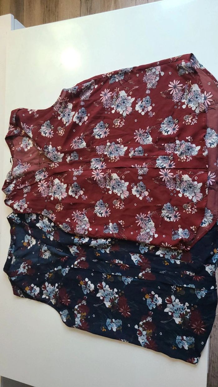Très jolie lot de 2 blouses