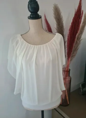 Blouse fluide - effet papillon | Taille unique