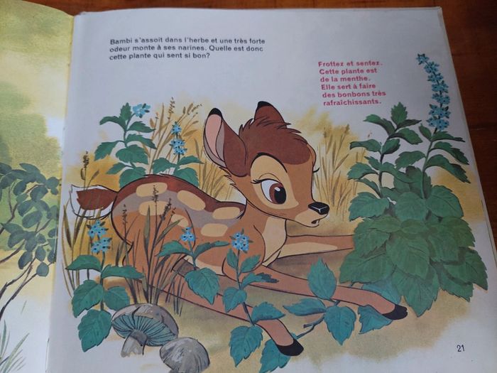 Livre Les mille parfums Bambi Walt Disney - photo numéro 8