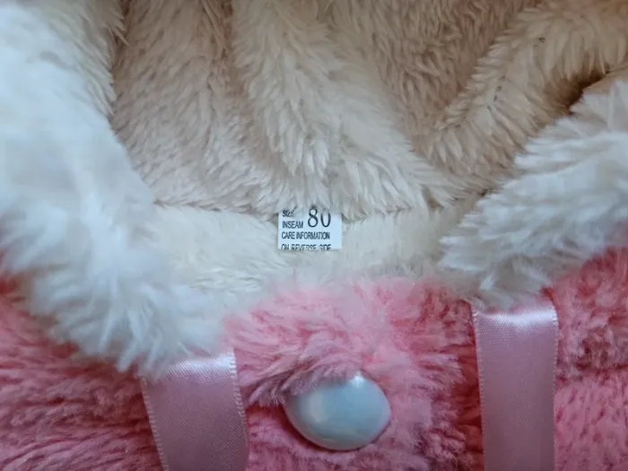 Veste bébé fille en fourrure - photo numéro 2