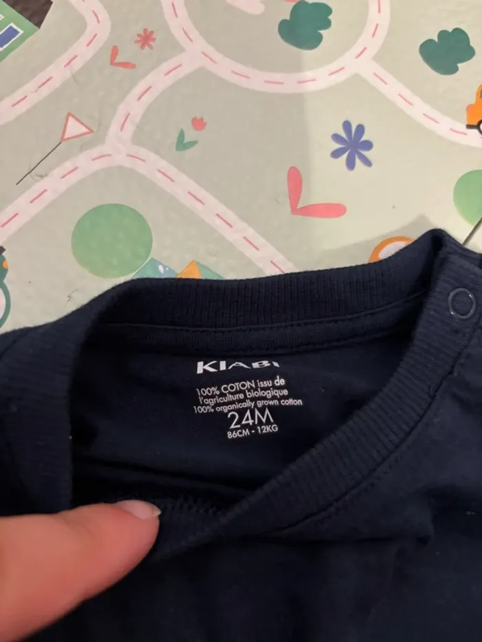 Ensemble short et t shirt Kiabi 24 mois - photo numéro 2