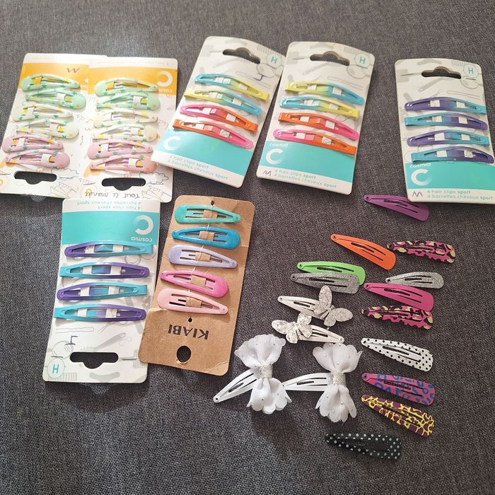 Lot barrettes filles