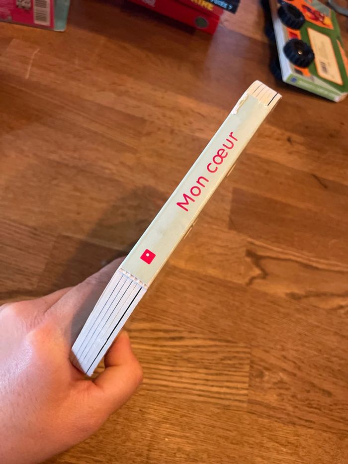 Livre cartonné Un livre hochet Mon cœur Milan Un livre à secouer - photo numéro 2