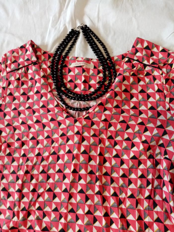 Tunique longue à motifs géométriques - photo numéro 3