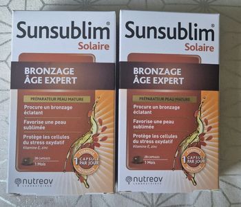 Lot 2 sunsublim bronzage âge expert